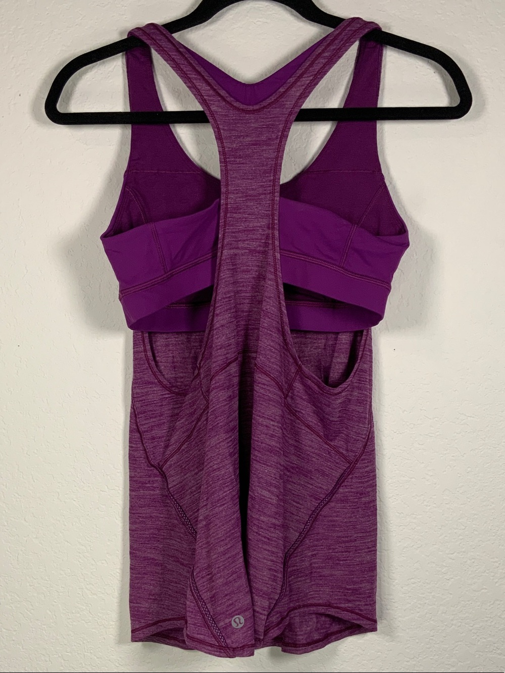 lululemon Purple Layered Racerback Tank - Picture 2 of 4